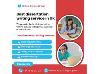 Best dissertation writing service in UK