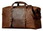 Men's Luxury Full-Grain Leather Duffle Bags - Thelegacycraft