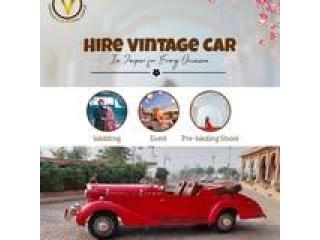 vintage car rental for promotion