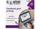Engaging Facebook Post Writing – Boost Your Brand with thecontentstory