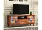 Versatile TV Unit – Wooden TV Stand and Cabinet for Living Rooms