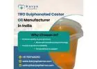 TRO Sulphonated Castor Oil Manufacturer in India
