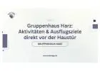 Gruppenhaus Harz: Aktivitäten & Ausflugsziele direkt vor der Haustür