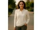 Shop Women’s Long Sleeve Polo Shirts Today