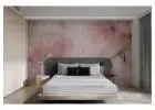 pink floral wallpaper for walls