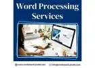 Outsource Word Processing Services in India