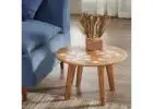 Shop Teak Wood Side Tables & Wooden Furniture | Swadesh