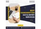 Best Handwritten Data Entry Services
