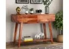 Decorative console table for versatile interiors