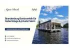 Brandenburg Bootsverleih für Geburtstage & private Feiern