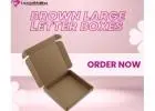 Brown Mailing Boxes – C7 Large Letter Kraft Box for Secure Mailing & Shipping