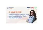 DumpsXpert: Best C_ABAPD_2507 SAP Exam Dumps with Instant Access