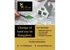 Change of land use in Bangalore