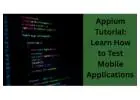 Appium Tutorial for Beginners: Learn Mobile Automation Testing Step-by-Step