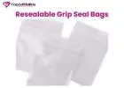 7.5″ Resealable Grip Seal Bags – Strong, Clear Seal Bags for Everyday Use