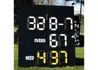 Cricket Scoreboards: Blue Vane Scoreboard for Modern and Reliable Match Display