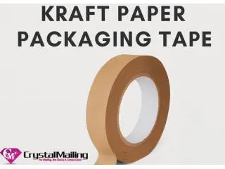 Kraft Packaging Tape 24 mm × 50 m – Brown Paper Packaging Tape Roll