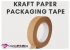 Kraft Packaging Tape 24 mm × 50 m – Brown Paper Packaging Tape Roll