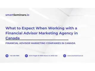 What to Expect When Working with a Financial Advisor Marketing Agency in Canada