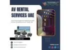 Event AV Rental Dubai – Speakers, Screens & More