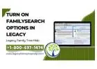 How to Turn On FamilySearch Options in Legacy Family Tree