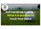 Master Golf Handicap Lookup with ParTeeOf18