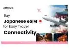 Buy Japan Best eSIM from Airhub Japan with Easy QR Activation