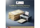 Certificate Printing Services in Bangalore