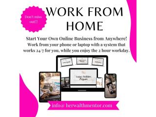Ready to take control of your time and work from home (or anywhere)?
