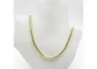 Elegant Solid Gold Chain Necklace – Real Gold, Classic Design