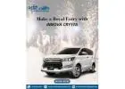 Book Innova Crysta on Rent in Jaipur | Shristi Holiday Services