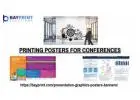 Quality printing posters for conferences act as a visual marketing tools to attract attention