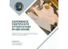 Find Experience Certificate Attestation in Abu Dhabi