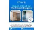Luxury Interior Designers in Bangalore | Sliding Door Wardrobe with hinged loft