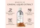 Ginseng Liquid Extract for Skin Care & Cosmetic Formulations | Raasa Oils