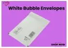 Premium White Bubble Envelopes Size 6 for Secure Branded Shipping