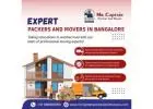 Expert Packers and Movers in Bangalore | Mr.Captain Packers and Movers