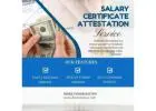 Salary Certificate Attestation in UAE