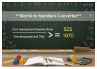 Convert Words to Numbers Instantly with Our Online Tool