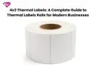 4x3 Thermal Labels: A Complete Guide to Thermal Labels Rolls for Modern Businesses