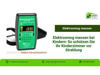 Elektrosmog messen bei Kindern: So schützen Sie Ihr Kinderzimmer vor Strahlung