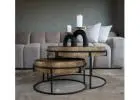 Metal Marble Coffee Tables for Living Room Luxury Styling