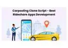 Carpooling Clone Script - Best Rideshare Apps Development