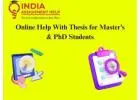 Online Help With Thesis for Master’s & PhD Students