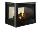 Surround Yourself in Flame - Majestic 36" Peninsula 3-Sided Gas Fireplace