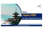 Japan eSIM Tourist Plans | Fast Data by eSIM Cards