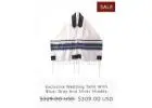 Celebrate Love and Tradition with a Stunning Wedding Tallit from Galilee Silks!